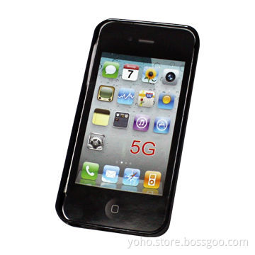 TPU Plastic Cover for iPhone 5, with Hole